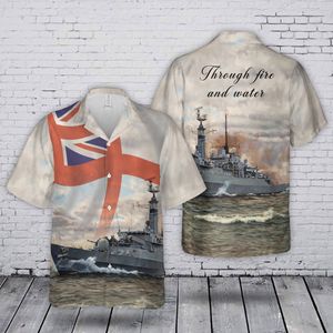 HMS Ardent (F184) Royal Navy Hawaiian Shirt TT0705PK06