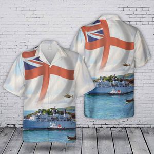 HMS Albion (L14) Royal Navy Hawaiian Shirt TT0705PK09