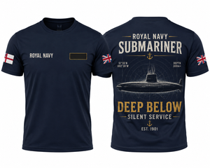 Royal Navy Deep Below Silent Service T-Shirt TT1405PK11