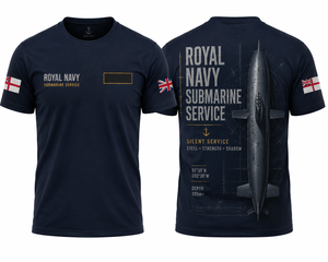 Royal Navy Steel And Shadow Submarine Shirt TT1405PK13