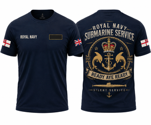 Royal Navy Ready Aye Ready Submarine Shirt TT1405PK14