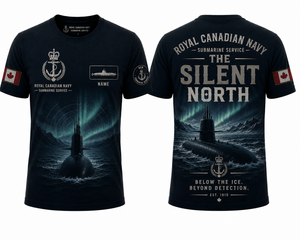Royal Canadian Navy Silent North Submarine Service 3D T-Shirt TT1505PK15
