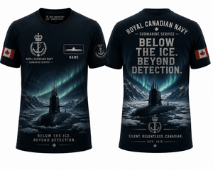 Royal Canadian Navy Below The Ice Beyond Detection 3D T-Shirt TT1505PK19