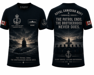 Royal Canadian Navy Brotherhood Never Does 3D T-Shirt TT1505PK20