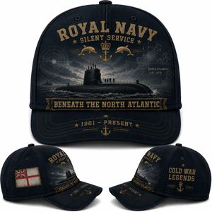 Royal Navy Cold War Legends Baseball Cap - North Atlantic Patrol Edition TT1705PK14