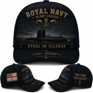 Royal Navy Silent Service Baseball Cap - Steel In Silence Veteran Style TT1705PK15