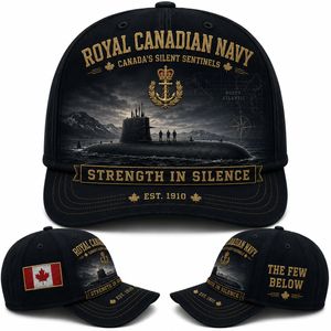 Royal Canadian Navy Submarine Service Veteran Baseball Cap TT1805PK01