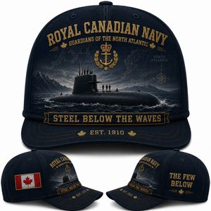 Royal Canadian Navy Steel Below The Waves Baseball Cap TT1805PK02