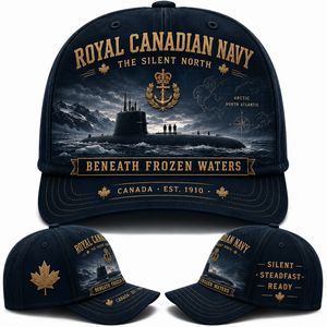 Royal Canadian Navy Beneath Frozen Waters Baseball Cap TT1805PK03