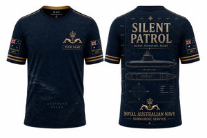 Royal Australian Navy Collins Class Silent Patrol 3D T-Shirt TT2005PK04
