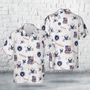 US Navy USA 250th Anniversary 1776-2026 July 4th Independence Day Hawaiian Shirt TT1405PK07