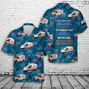 Bell Ambulance, Milwaukee, Wisconsin Fleet Hawaiian Shirt NLSI2305PK07