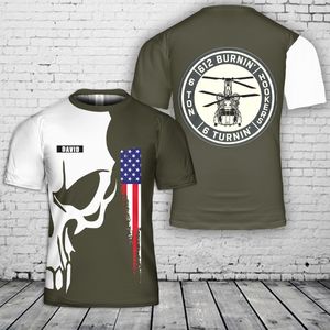 Custom Name CH-47 Chinook 3D T-Shirt NLSI2105PK06