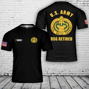 Custom Name US Army DSG Retired 3D T-Shirt NLSI1905PK03