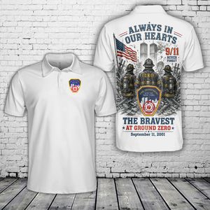 Fire Department of New York 9/11 Always in Our Hearts Polo Shirt NLSI1905PK01