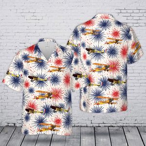 US Air Force Curtiss JN-4 "Jenny" 4th July 250th Anniversary 1776-2026 Hawaiian Shirt TT2305PK05