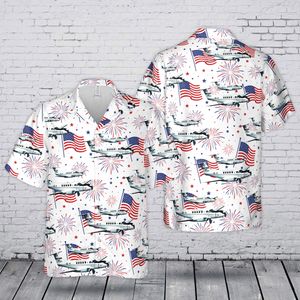 US Air Force Beechcraft C-12 Huron 4th July 250th Anniversary 1776-2026 Hawaiian Shirt TT2305PK06