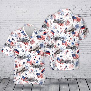 US Air Force Northrop Grumman E-2 Hawkeye 4th July 250th Anniversary 1776-2026 Hawaiian Shirt TT2305PK07