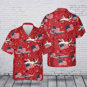 US Air Force Boeing E-3 Sentry 4th July 250th Anniversary 1776-2026 Hawaiian Shirt TT2305PK09
