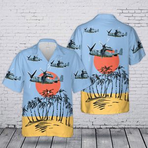 US Air Force Bell Boeing V-22 Osprey Hawaiian Shirt TT2505PK18