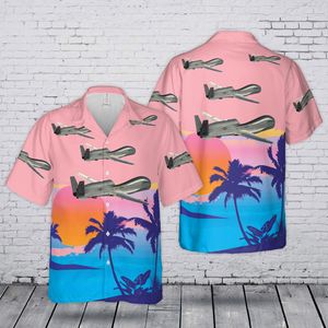 US Air Force Northrop Grumman RQ-4 Global Hawk Hawaiian Shirt TT2505PK19