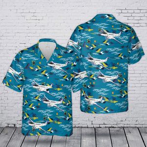 US Air Force Beechcraft C-12 Huron  Hawaiian Shirt TT2505PK22