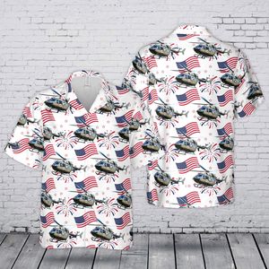 US Army UH-72 Lakota 4th July 250th Anniversary 1776-2026 Hawaiian Shirt TT2605PK06