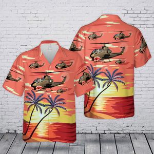 US Army Bell AH-1 Cobra Hawaiian Shirt TT2705PK07