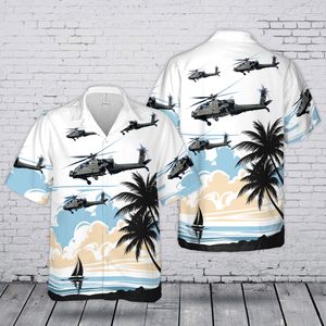 US Army AH-64 Apache Hawaiian Shirt TT2705PK09