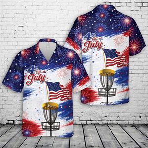 Disc Golf, 4th Of July Hawaiian Shirt NLSI2805PK03