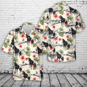 Black Appaloosa Horse Hawaiian Shirt NLSI2805PK06