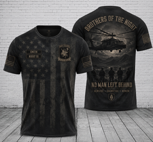 160th SOAR Brotherhood Of The Night 3D T-Shirt No Man Left Behind Tee TT0106PK07