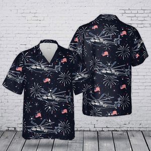 US Navy MH-53E Sea Dragon 4th July 250th Anniversary 1776-2026 Hawaiian Shirt TT2805PK03