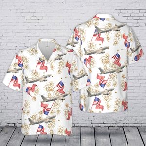 US Navy E-6B Mercury 4th July 250th Anniversary 1776-2026 Hawaiian Shirt TT2805PK08