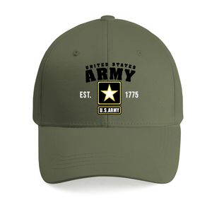 US Army Est 1775 Embroidered Cap NLSI2805PK05