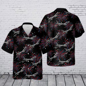 US Air Force Boeing B-52 Stratofortress 4th July 250th Anniversary 1776-2026 Hawaiian Shirt TT0106PK16