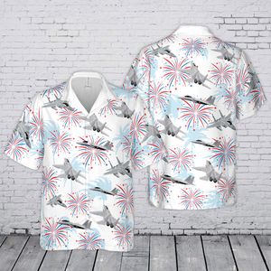 US Air Force F-15 Eagle 4th July 250th Anniversary 1776-2026 Hawaiian Shirt TT0106PK17