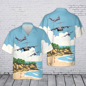 US Air Force Boeing C-17 Globemaster III Hawaiian Shirt TT0206PK16