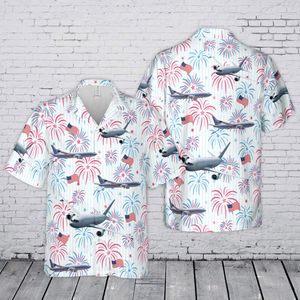 US Air Force Boeing KC-46 Pegasus 4th July 250th Anniversary 1776-2026 Hawaiian Shirt TT0506PK08