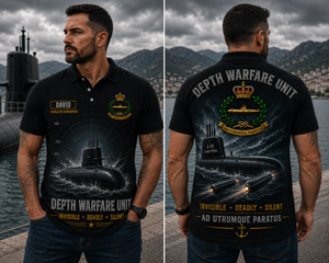 Spanish Navy Submarine Depth Warfare Unit S-81 Isaac Peral Polo Shirt TT0806PK09
