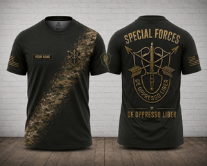 Custom Special Forces De Oppresso Liber 3D T-Shirt - Personalized Military Shirt TT1206PK03