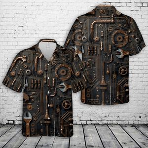 Plumber Tools  Hawaiian Shirt NLSI1206PK04