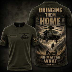 Bringing Them Home UH-60 Black Hawk 3D T-Shirt TT1406PK06