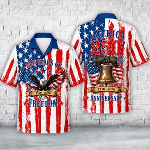 America 4th July 250th Anniversary 1776-2026 Hawaiian Shirt TT0506PK13