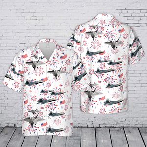 US Air Force Lockheed Martin F-22A Raptor 4th July 250th Anniversary 1776-2026 Hawaiian Shirt TT1606PK11