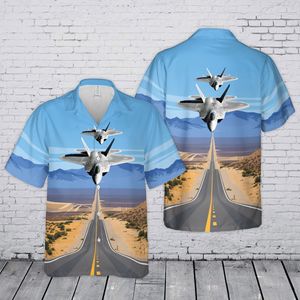 US Air Force F-22 Raptor Hawaiian Shirt TT1606PK14