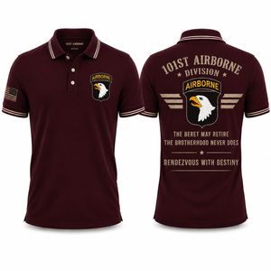 101st Airborne Division Military Veteran Polo Shirt TT2006PK01
