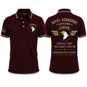 101st Airborne Division Service Ends The Legacy Lives On Polo Shirt TT2006PK02