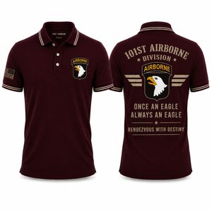 101st Airborne Division Once An Eagle Always An Eagle Polo Shirt TT2006PK03