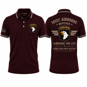 101st Airborne Division Airborne For Life Polo Shirt TT2006PK04